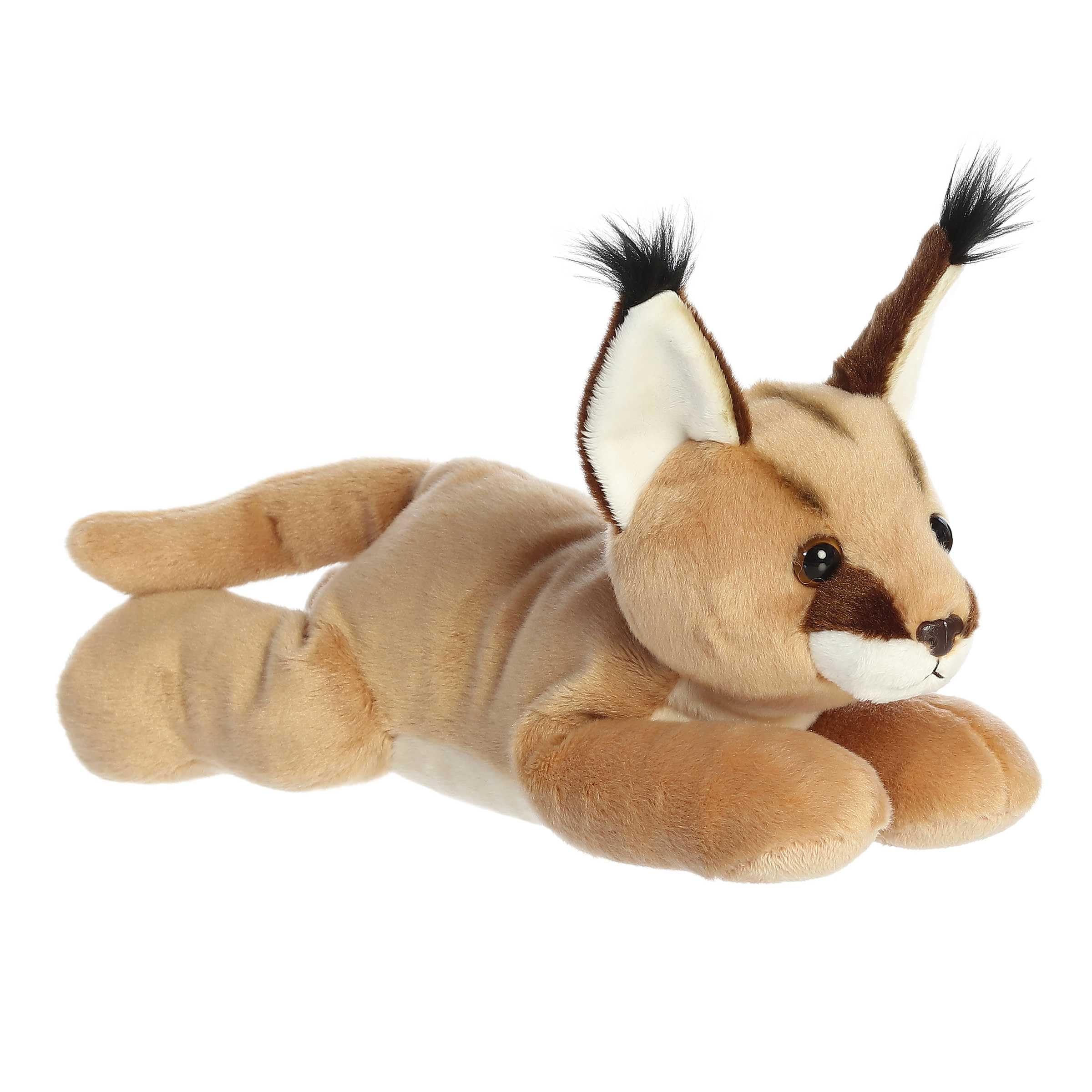 Aurora Flopsie Caracal Wild Cat Brown 12 Inch Plush Stuffed Animal