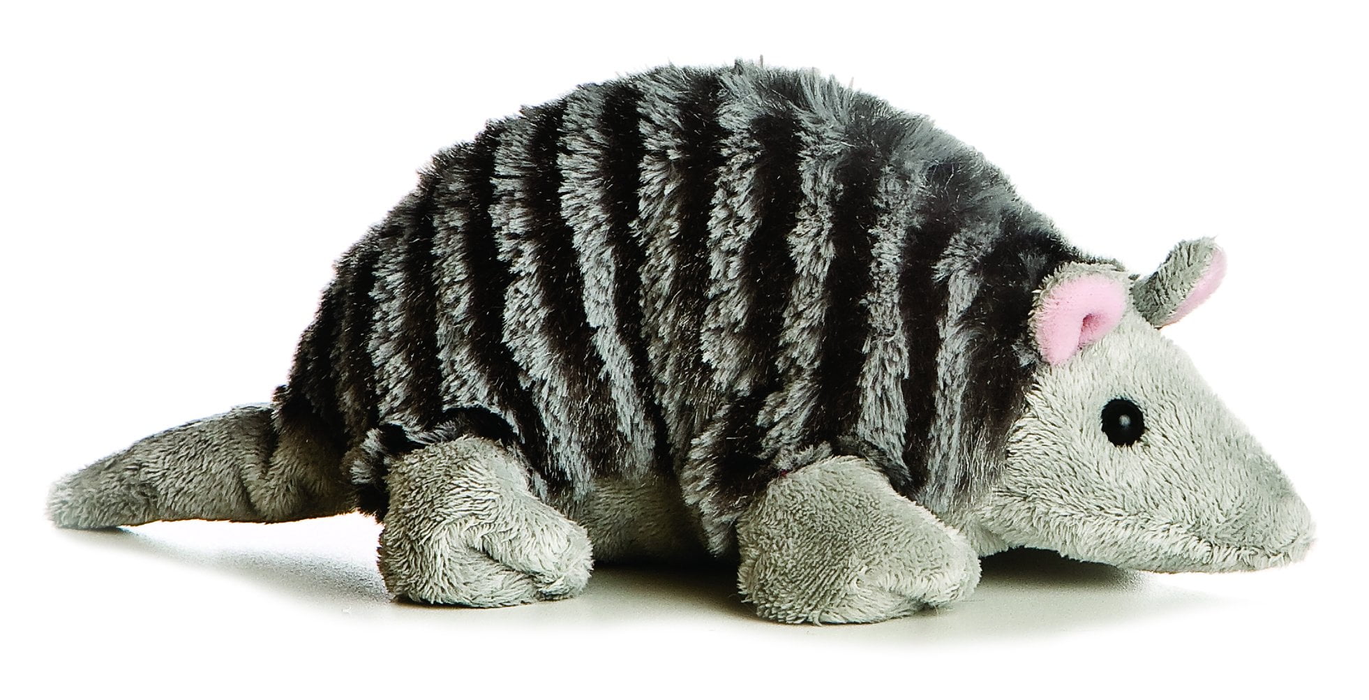Aurora Mini Flopsie Gray Armadillo 8 Inch Plush Stuffed Animal